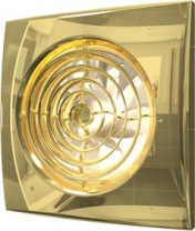 AURA 4C gold Вентилятор осевой вытяжной с обратным клапаном (низкий уровень шума) D 100, 16 шт.